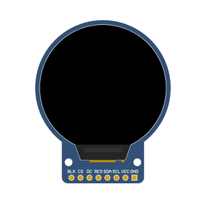 Arduino için ahududu Pi üzerinde grafik uygulamaları için 1.28x240 çözünürlük ile 240 inç yuvarlak LCD SPI arayüzü