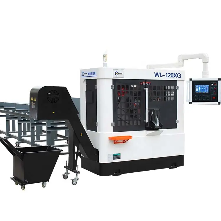 Máquina de sierra circular de alta velocidad CNC automática de fabricación profesional de China para trabajo en acero