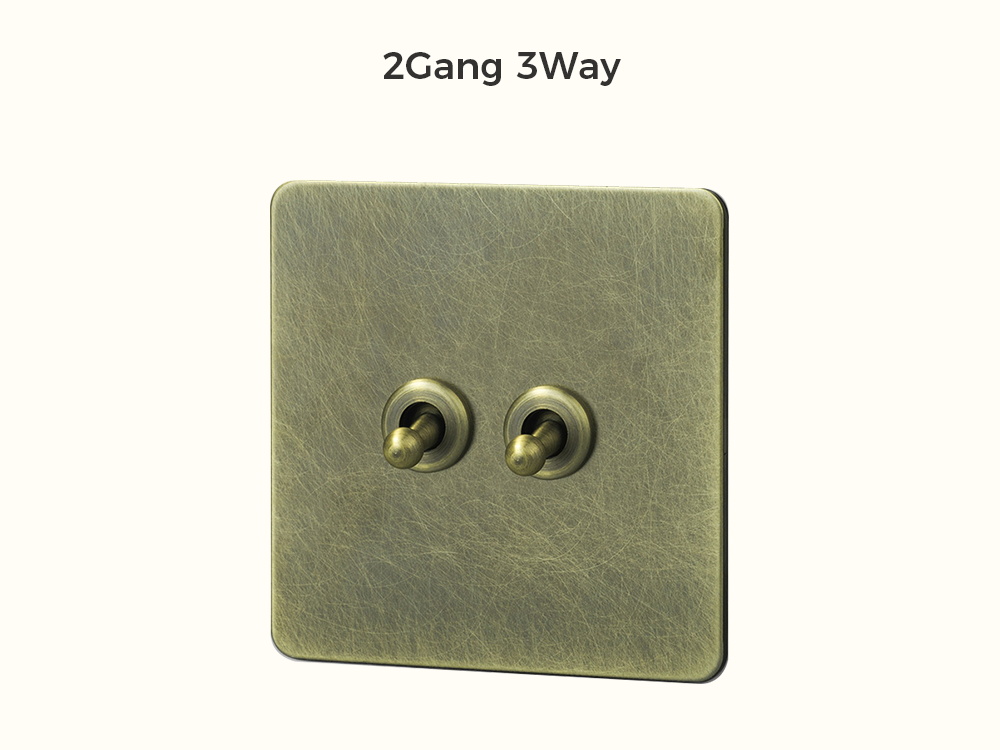 2Gang 3Way switch