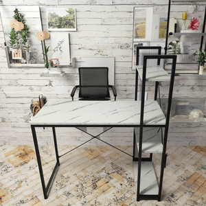 Mesa de suministro de fábrica Escritorio de computadora con estantería para estudiar y leer para uso de oficina - Product Image 4