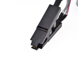 SOIC8 SOP8 FLASH CHIP IC Clips de prueba Adaptador de enchufe BIOS/24/25/93 Programador 24C W25Q SOP8 A DIP8 SPI BIOS FLASH - Product Image 3