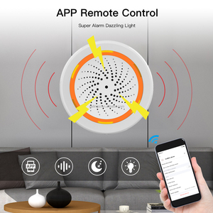 RTS Sistema de Seguridad Inteligente PARA EL Hogar con Sensor de Alarma de Sonido y Luz 90dB Sirena Tuya WiFi Alarma Audible Compatible con Android - Product Image 3