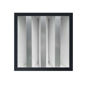 H13/H14 EN1822認定ガラス繊維HEPAフィルター<span class=keywords><strong>24x24x12</strong></span>インチ、ミニプリーツULPAフィルターデザインPharmaクリーンルーム & GMPラボ用
