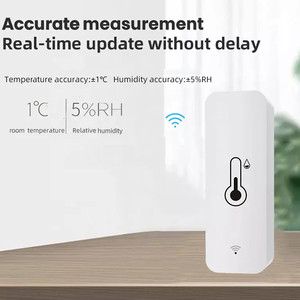 Smart Automation 2,4G WiFi Monitor de temperatura y humedad Compact Tuya App Alexa Control remoto Sensores de temperatura y humedad - Product Image 3