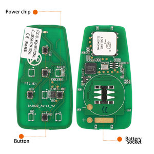Autel Universal Smart <strong>Key</strong> AUTEL IKEYAT005BL 5 Buttons Independent Universal Smart <strong>Key</strong> Universal Remote <strong>Key</strong> - Product Image 3