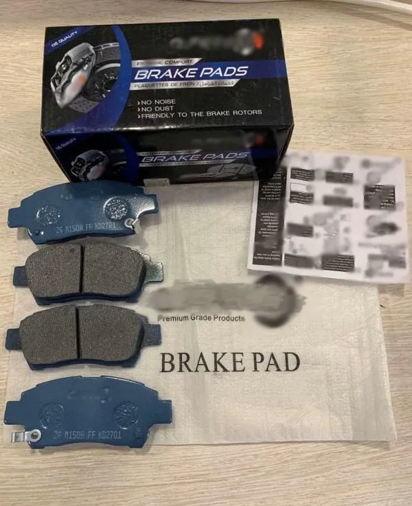 Semi Metallic Brake Pads for Asimco Hyundai for toyota for audi Models Accent Rio Life Front Rear Application