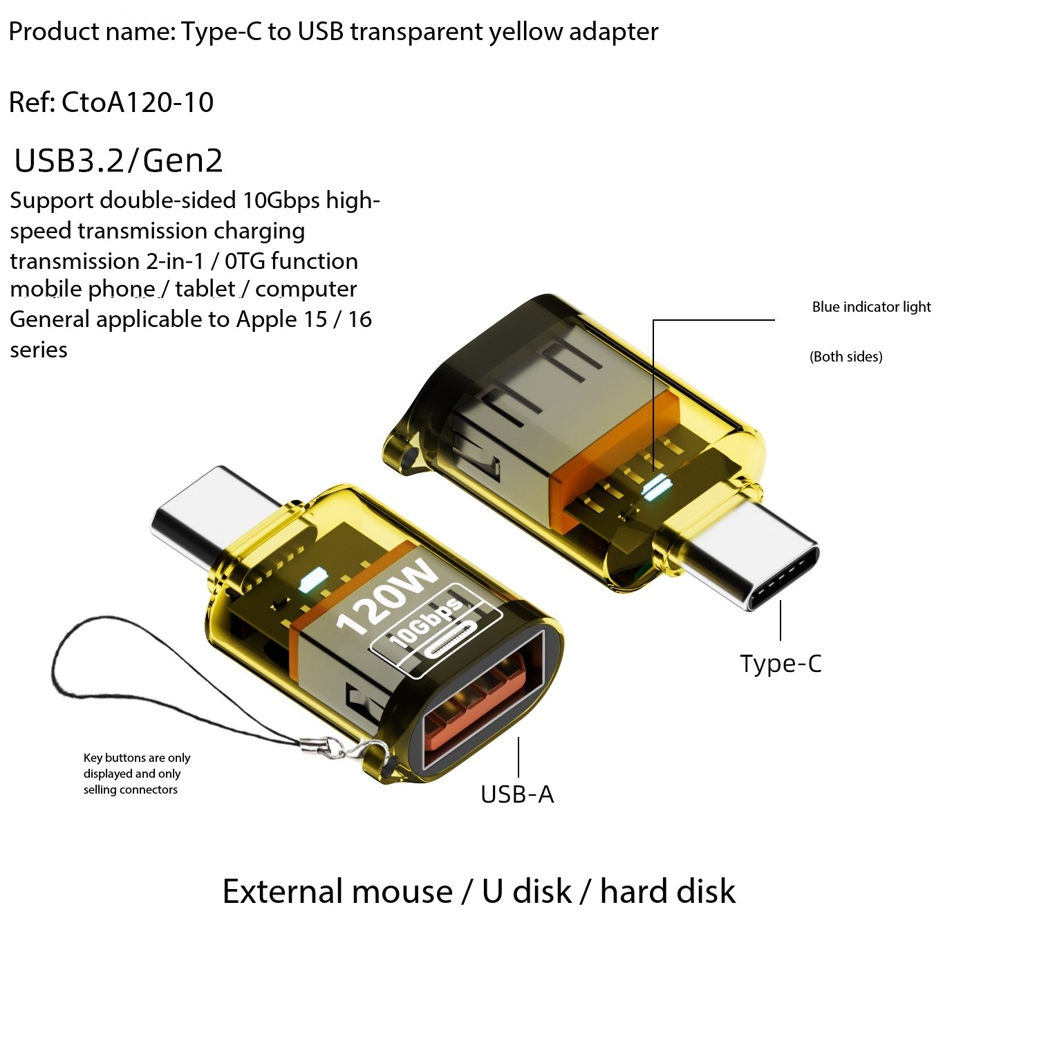 transparent yellow