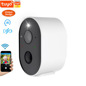 3MP 2K Tuya Cloud Wi-Fi Security Camera New Design <strong>Home</strong> Wireless Spotlight Motion Detection Battery Operated Safety <strong>System</strong> - Product Image 1