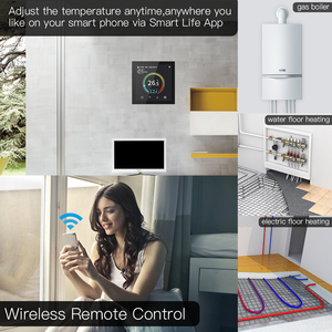 Thông Minh Màn Hình Màu Đầy Đủ Màn Hình Cảm Ứng Wifi Nhiệt LCD Hiển Thị Màn Hình Cảm Ứng Tuần Lập Trình Điện Dưới Sàn Sưởi Ấm - Product Image 3