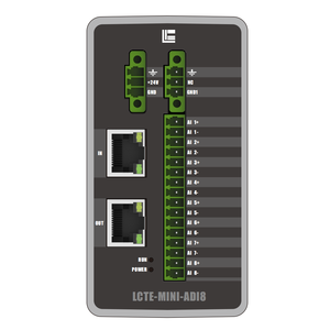 Minimádulo IO remoto de 8 canales de alto rendimiento, interfaz de entrada analógica de red EtherCAT, de alta velocidad - Product Image 3