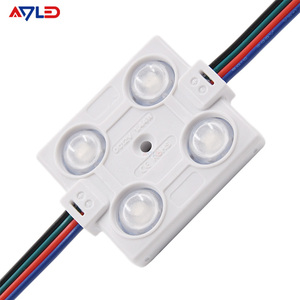 Enjeksiyon RGB LED modülü 4 LEDs 12V 5050 RGB SMD tabela mektup Lightbox için LED modülleri - Product Image 1