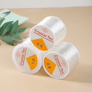 100M/Rolls Version 0.4mm-1mm Strong Stretch Crystal <strong>Elastic</strong> Line Stringing Beaded <strong>String</strong> Bracelet Jewelry Material Bead <strong>String</strong> - Product Image 4