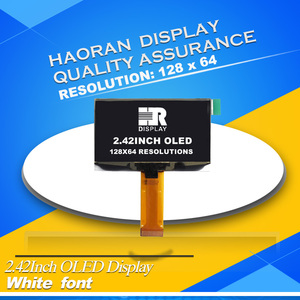 SPI 2.42 pollici oled 128x64 caratteri verde oled display SPI I2C parallelo SSD1309 controller 2.4 "oled schermo 24pin connettore - Product Image 2