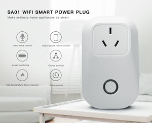 <strong>Au</strong>/UK Chip ESP8266 Alexa Wireless Standard Smart Wall Socket Wifi Mini Electrical 16A <strong>Remote</strong> Control Voice Circular Smart Plug - Product Image 6