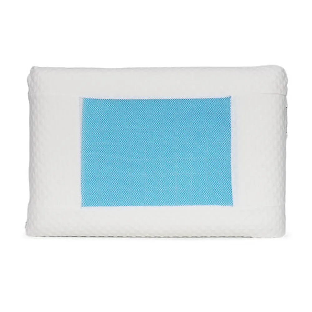 OEM Healthy Cervical Orthopedic Ventilated Bed Sleeping Pillow Bread Shape Memory Foam Cooling Gel Pillow