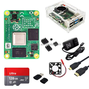 Raspberry Pi CM4 BCM2711 4-Kern-64-Bit-SoC 1,5 GHz 1GB 2GB 4GB 8GB RAM 0GB 8GB 16GB 32GB eMMC-Entwicklungs platinen Compute Module 4 - Product Image 1