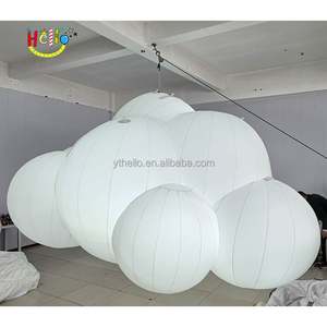 Reklam dekoratif Led aydınlatma balon sahne sahne ve parti için şişme aydınlatma bulut - Product Image 4
