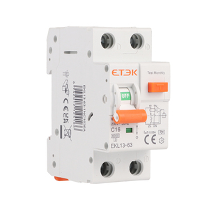 Disyuntor de corriente residual con protección contra sobrecorriente RCBO, 1P + N, 10mA, 30mA, 100mA, 300mA - Product Image 3