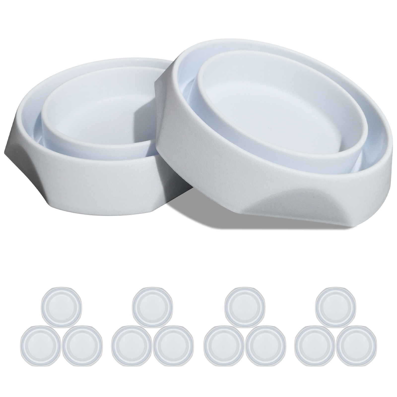 White-12 Pcs in ONE SET