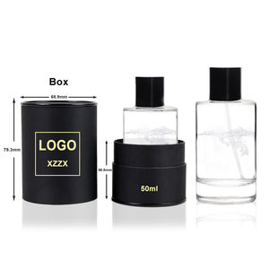 OEM ODM koku doldurulabilir 30ml 50ml 100ml boş cam parfüm şişesi kutusu ile - Product Image 1