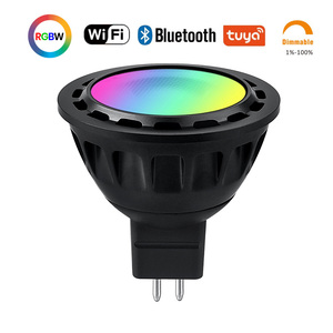WiFi BT 12VGU10スマート電球ガーデンアップライトRGBWTuya WifiMR16スマートランドスケープスポットライト<span class=keywords><strong>LED</strong></span>電球