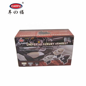 Carfu กล่องเก็บของที่พักแขนในรถยนต์,ที่วางแขนคอนโซลรถยนต์ทำจากหนัง PVC ออกแบบมาอย่างดีเยี่ยม - Product Image 5
