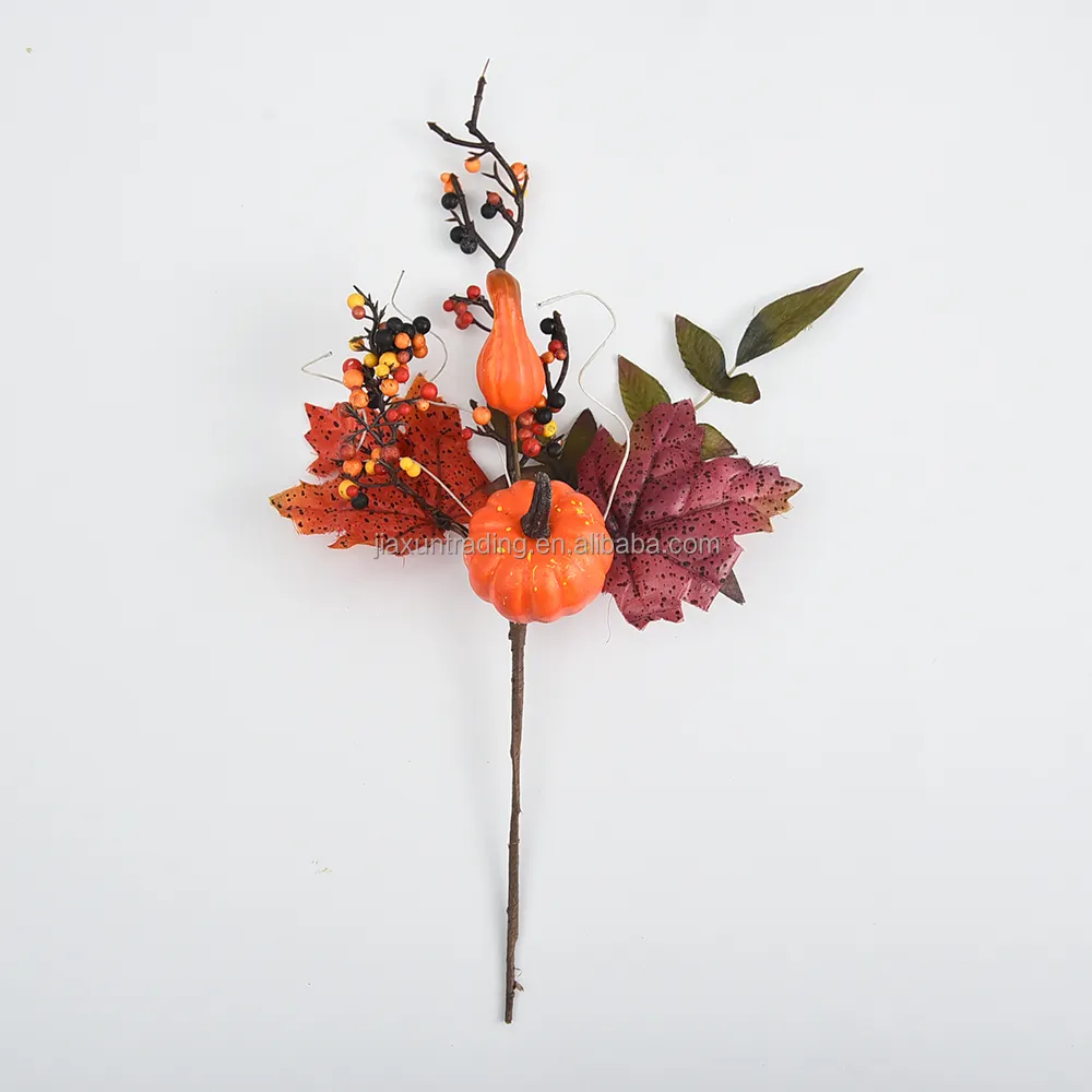 Decorazioni per feste in filo di schiuma personalizzate di fabbrica autunno albero decorazioni per la casa di zucca artificiale di Halloween