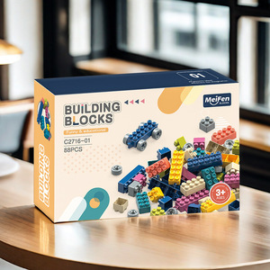 Best-Selling Unisex Plastic <strong>Building</strong> <strong>Block</strong> Sets Kindergarten Gift for Intellectual Development Children's Educational Purpose - Product Image 2