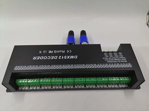 30 каналов DMX декодер 512 цветных (RGB) светодиодных лент контроллер DMX диммер DC9V-24V 2A/ч - Product Image 5