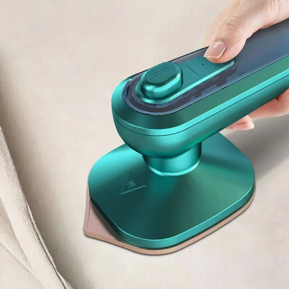 Mini plancha de vapor ajustable de viaje con prensa de calor, plancha eléctrica de mano, plancha de vapor colgante para ropa para planchado en seco y húmedo