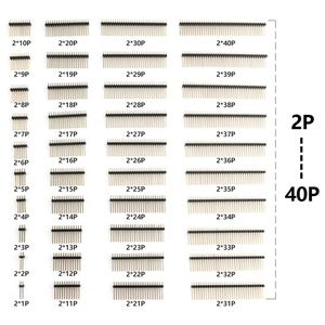 2.54mmディップメスピンヘッダーコネクタ2列直角254mmピッチ2.54smtピンヘッダーメスコネクタ - Product Image 4