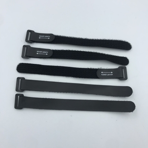 Gancho de respaldo antideslizante con logotipo personalizado y correa de hebilla de bucle Gancho de batería antideslizante Gancho de pelado de bucle y correa de amarre de seguridad - Product Image 1
