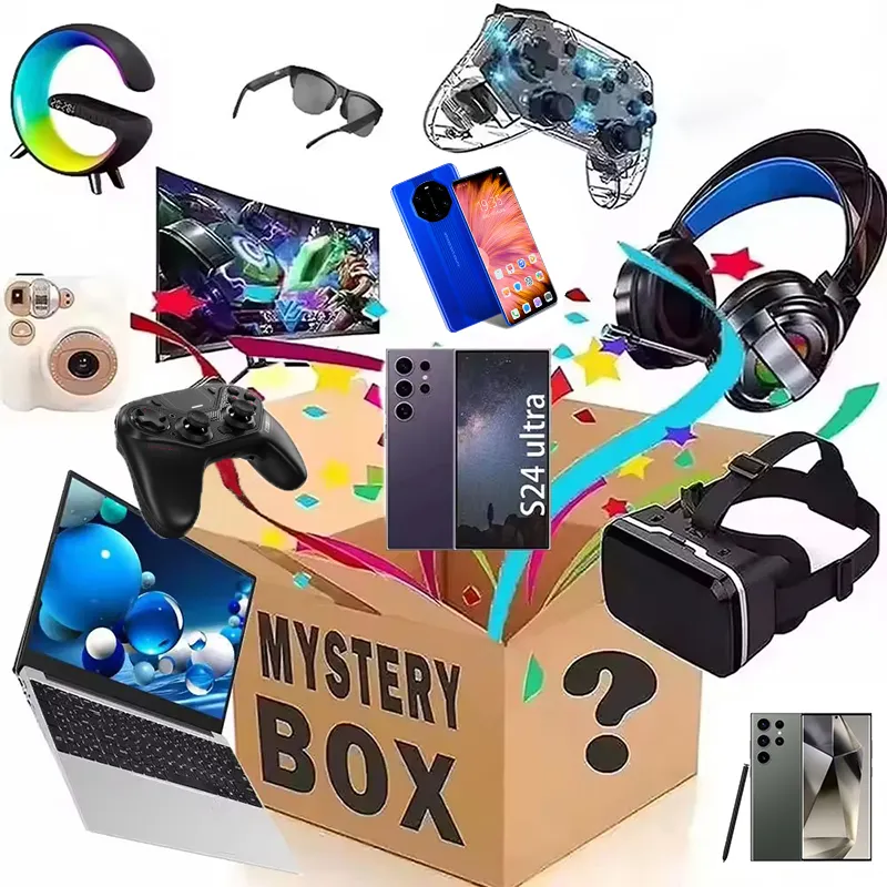 2024 Populaire Verkoop Lucky Mystery Box Blind Box 100% Hoogwaardige Elektronische Kerstcadeau Willekeurige Elektronicaproducten Te Verwerven