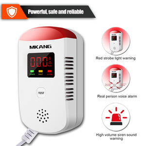 Plug-in Kitchen Cooking Gas Leak Detector,gas <strong>Sensor</strong> Detector for Home,lpg Natural Combustible Gas Detector Home Alarm <strong>System</strong>