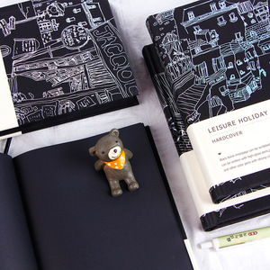 Innovativo in bianco nero pagine notebook usare la vostra immaginazione per creare proprio notebook diario - Product Image 2