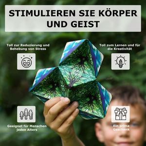 3d מגנטי קוביה צורת קסם הזזה פאזל לילדים מעל 70 פידג 'ט הממירים סגנון פאזל חינוכי - Product Image 3