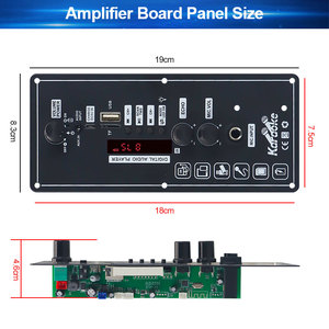 VIRE 10W Mini Car Audio Amplifier Bluetooth AUX/TF/USB/Mic Function 3.7V Li-Battery 5V DC Charging Compact Portable Power <strong>Amp</strong> - Product Image 3