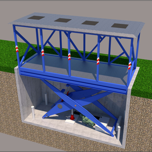 Piattaforma di sollevamento a forbice fissa e Mobile, carico di sollevamento dell'elevatore di merci 2T 3T 4T per il trasporto di suini, bovini e ovini - Product Image 6