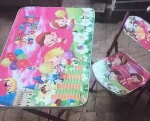 RHS-Kids çalışma masa sandalye seti yüksekliği ayarlanabilir yürümeye başlayan masa ve sandalye seti çocuklar için Graffiti masaüstü plastik çocuk sanat masa - Product Image 5