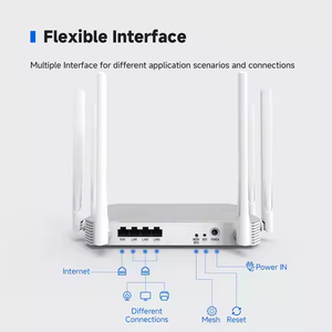 Enrutador de malla BE3600 de doble banda inteligente 802.11b/G/a/n/AC/AX/be Wifi 7 con funciones QoS de cortafuegos VPN para uso en el hogar y la Oficina - Product Image 2