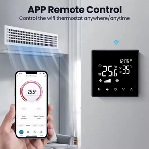 Wi-Fi Tuya daekin кондиционер 3 скорости 0-10 В термостат 3A Smart Modbus FCU для 4 2 труб система работает с Alexa и Google - Product Image 4