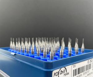 0.5MM 0.6MM 0.7MMタングステンPCBコーン歯カッターフライスカッタービットエンドミルCNCルータービット彫刻機用 - Product Image 5