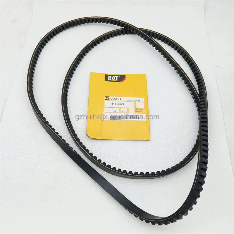 สายพานอะไหล่รถขุดตีนตะขาบ D9R 115-2460 1152460เครื่องยนต์ภายนอก V-Belt Pack 4ชิ้น