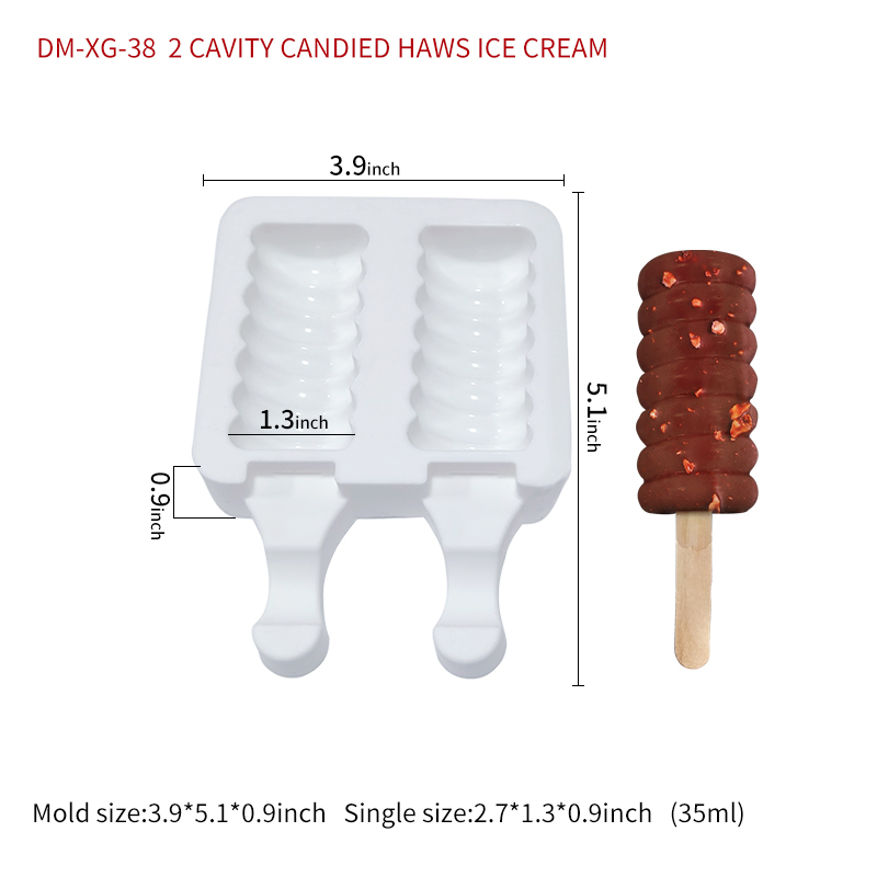 2-2 cavité moule à crème glacée