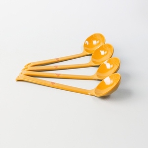 Thương mại Nhà bếp lớn môi múc canh Trung Quốc cam mì muỗng Hàn Quốc lớn nhựa Nhật Bản thìa dài phục vụ Ramen Melamine - Product Image 2