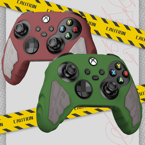 Süper İndirimli kırmızı silikon kaymaz Xbox PC uyumlu oyun konsolu için ergonomik tasarım yumuşak koruyucu kılıf - Product Image 4
