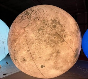 A Beautiful Inflatable <strong>Moon</strong>, with Models Hung or Displayed High up in the air - Product Image 6