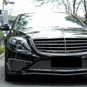 Yüksek kalite araba tampon gövde kiti Mercedes benz s-class W222 modifiye S65 AMG vücut kiti ön tampon Grille