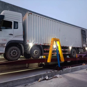 Logistics Engineering Mining Self Dumping Machine, Automatic <strong>Unloading</strong> Tool Hydraulic Flip Plate <strong>Unloading</strong> Platform