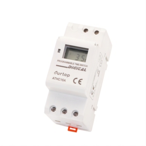 Hochpräzises Ourtop ATHC15A Tägliches Programm Elektronischer Timer 24-Stunden-wöchentlicher digital programmier barer Zeit schalter 220V - Product Image 2